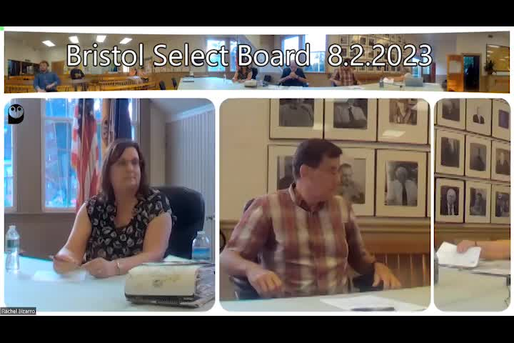 Thumbnail image for Bristol Select Board - August 2, 2023