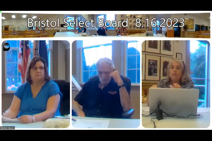 Thumbnail image for Bristol Select Board - August 16, 2023