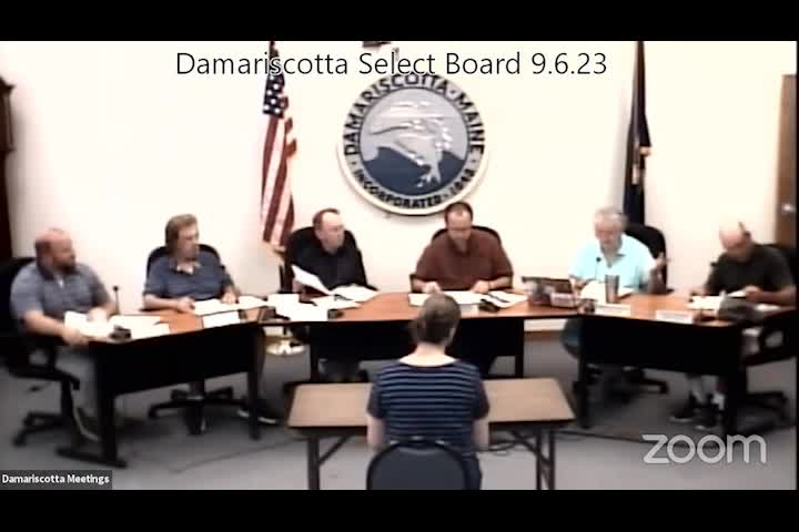 Thumbnail image for Damariscotta Select Board - September 6, 2023
