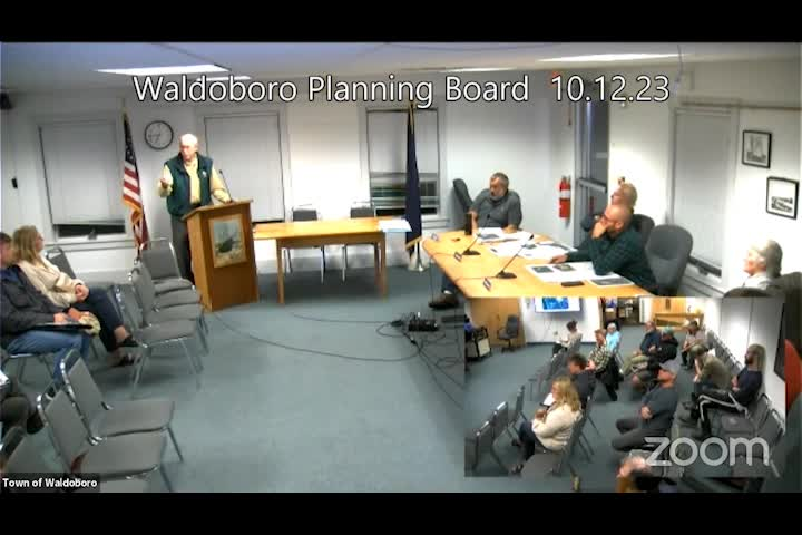 Thumbnail image for Waldoboro Planning Board - October 12, 2023