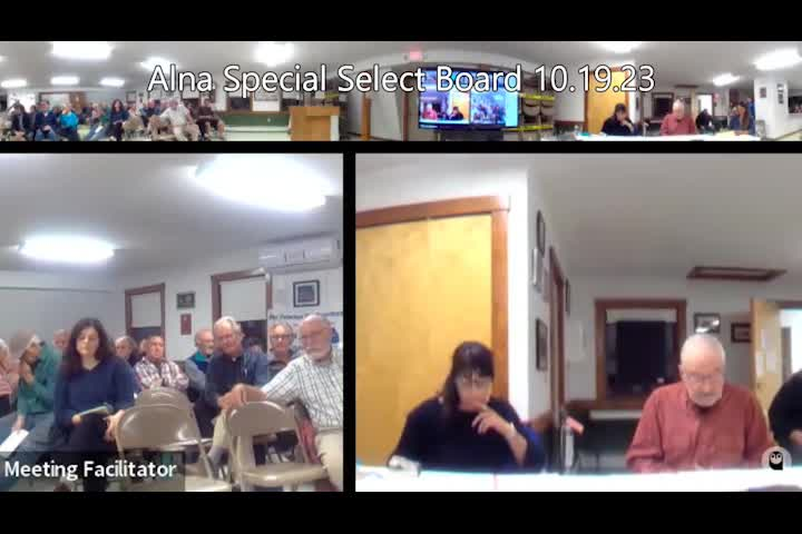 Thumbnail image for Alna Special Select Board - October 19, 2023
