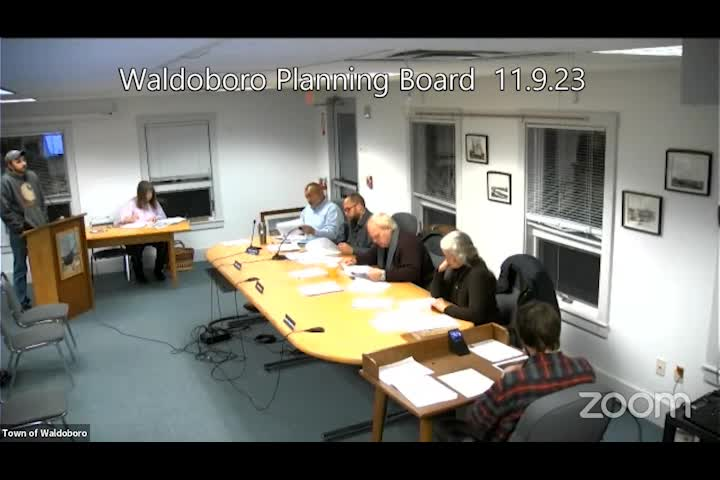 Thumbnail image for Waldoboro Planning Board - November 9, 2023
