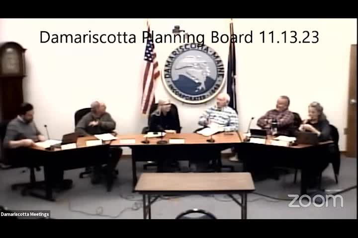 Thumbnail image for Damariscotta Planning Board - November 13, 2023