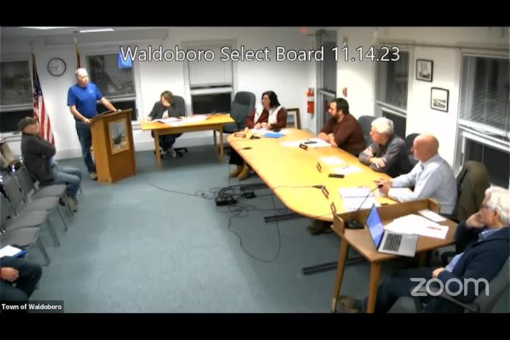 Thumbnail image for Waldoboro Select Board - November 14, 2023