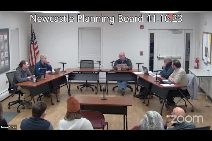 Thumbnail image for Newcastle Planning Board - November 16, 2023
