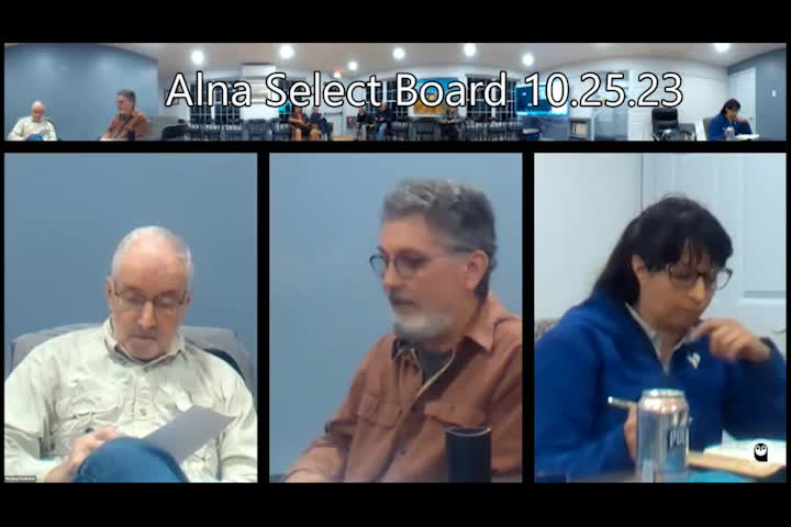 Thumbnail image for Alna Select Board - October 25, 2023