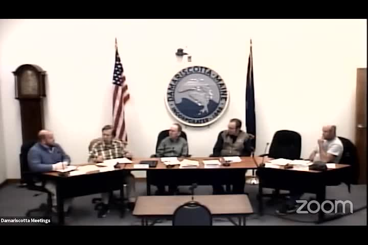 Thumbnail image for Damariscotta Select Board - December 21, 2023