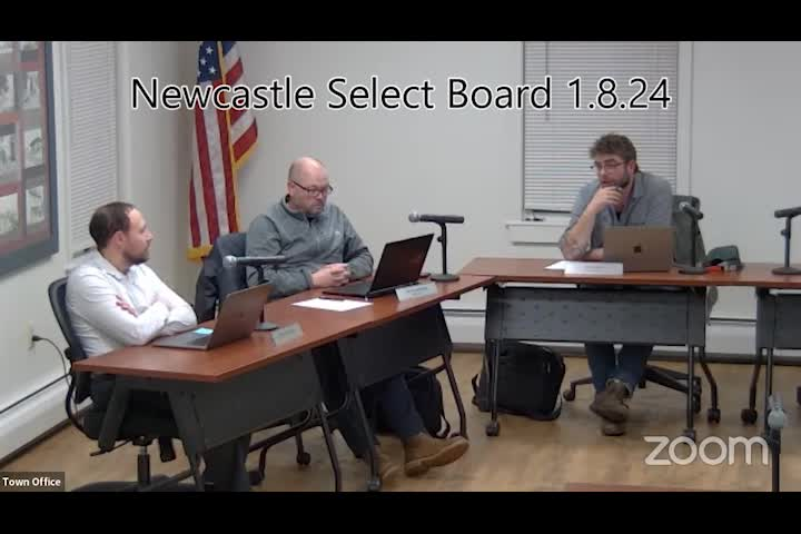 Thumbnail image for Newcastle Select Board - January 8, 2024