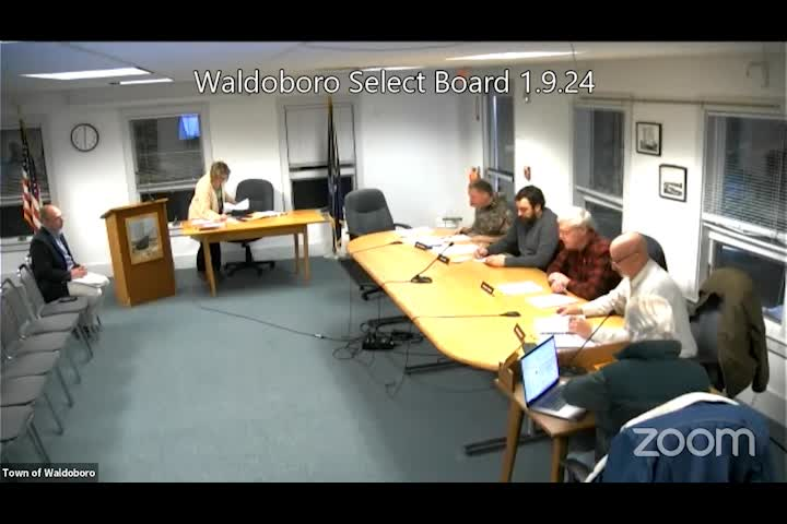 Thumbnail image for Waldoboro Select Board - January 9, 2024