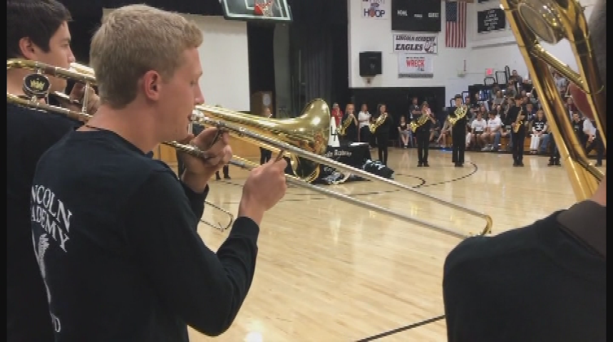 Thumbnail image for Lincoln Academy Band 'Sweet Caroline'