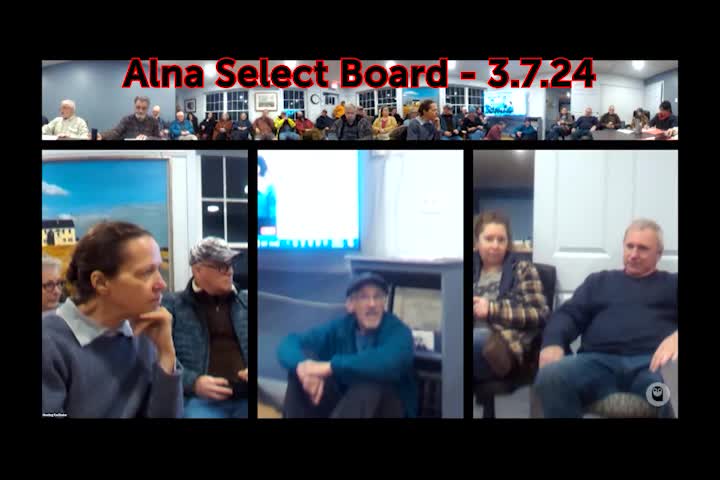 Thumbnail image for Alna Select Board - March 7, 2024