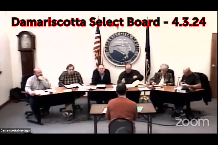 Thumbnail image for Damariscotta Select Board - April 3, 2024