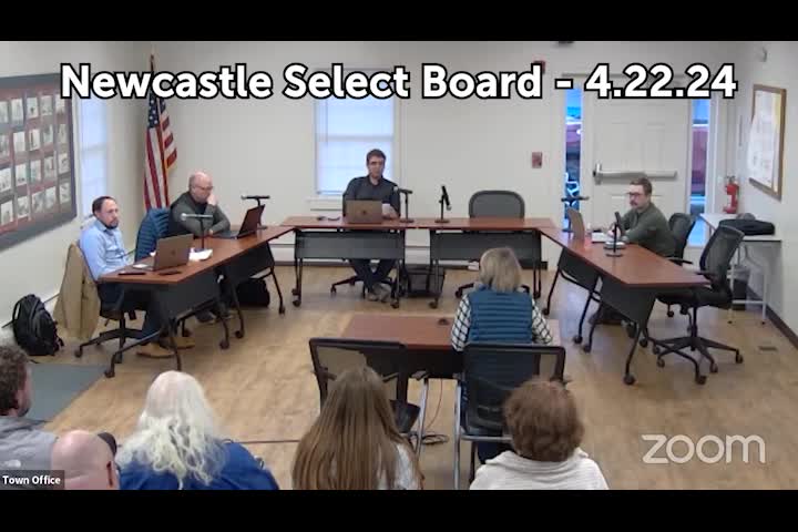 Thumbnail image for Newcastle Select Board - April 22, 2024