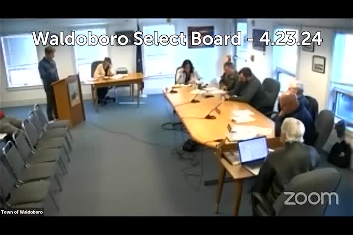 Thumbnail image for Waldoboro Select Board - April 23, 2024
