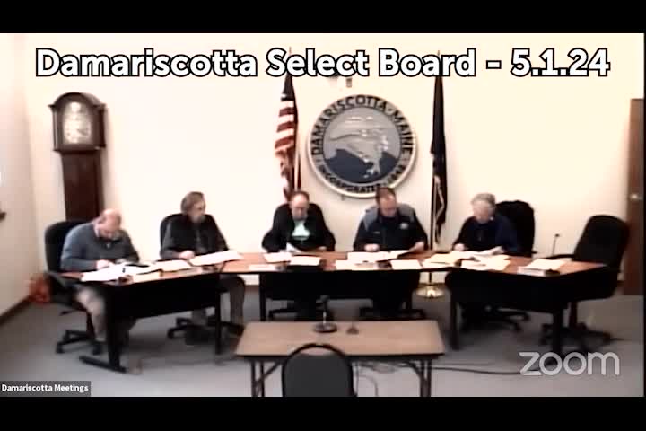 Thumbnail image for Damariscotta Select Board - May 1, 2024