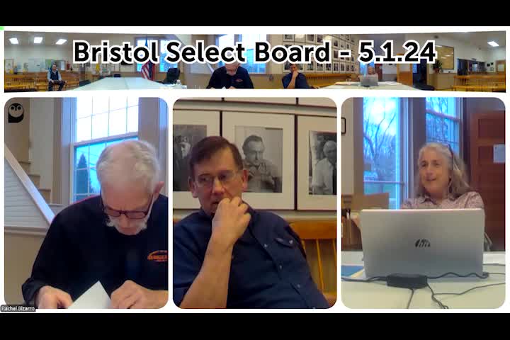 Thumbnail image for Bristol Select Board - May 1, 2024