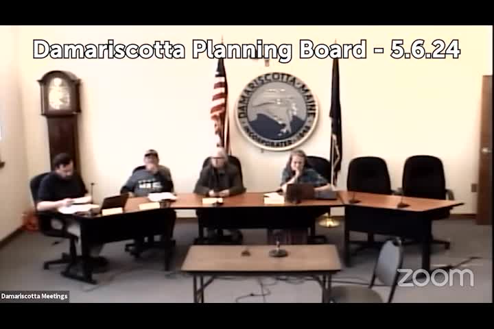 Thumbnail image for Damariscotta Planning Board - May 6, 2024