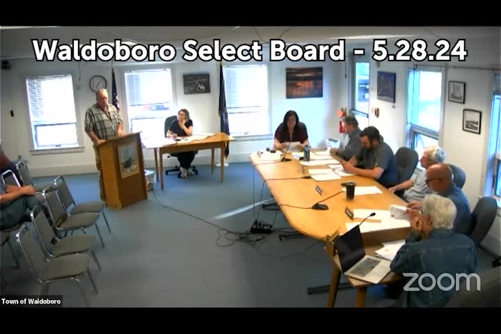 Thumbnail image for Waldoboro Select Board - May 28, 2024