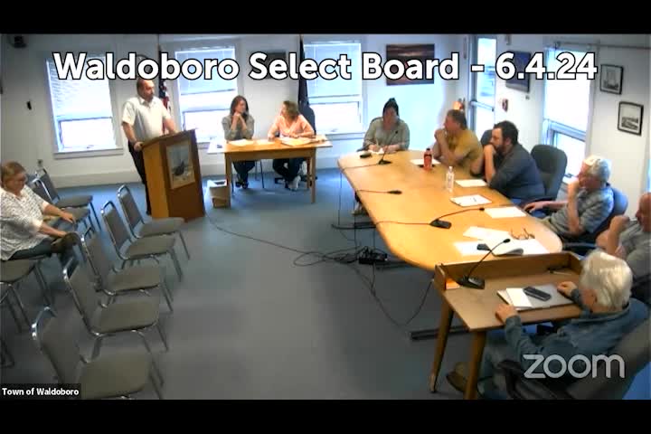 Thumbnail image for Waldoboro Select Board - June 4, 2024