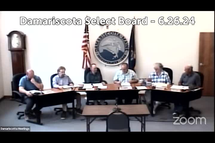Thumbnail image for Damariscotta Select Board - June 26, 2024