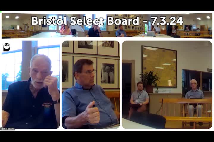Thumbnail image for Bristol Select Board - July 3, 2024