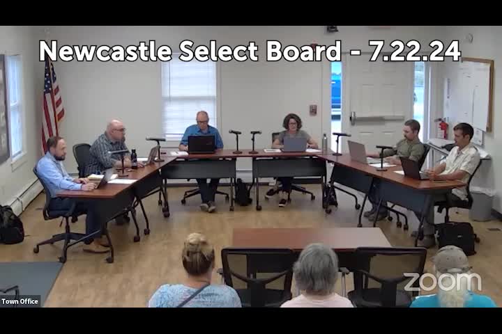 Thumbnail image for Newcastle Select Board - July 22, 2024