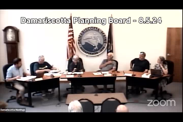 Thumbnail image for Damariscotta Planning Board - August 5, 2024