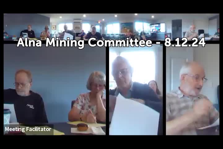 Thumbnail image for Alna Mining Committee - August 12, 2024
