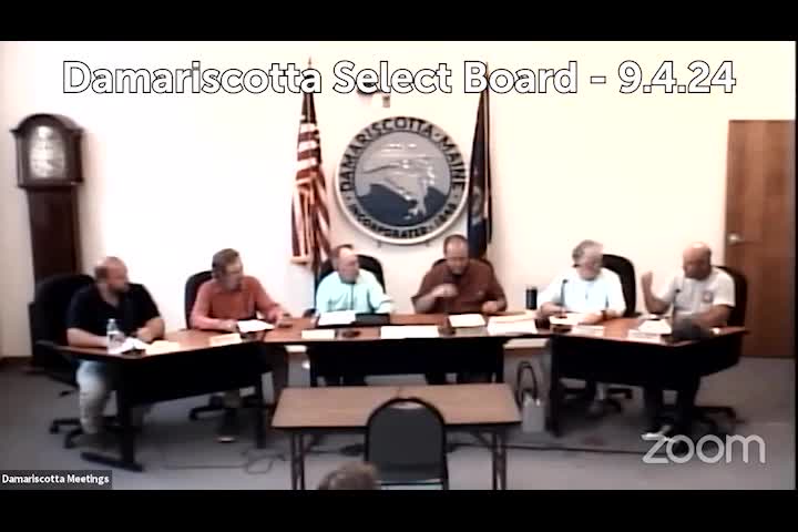 Thumbnail image for Damariscotta Select Board - September 4, 2024