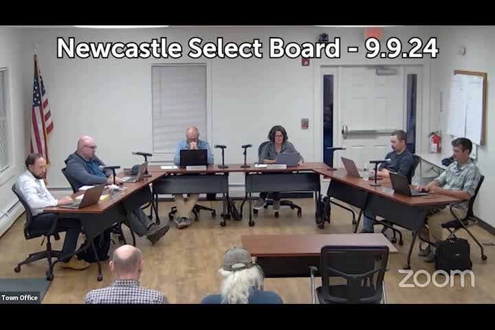 Thumbnail image for Newcastle Select Board - September 9, 2024