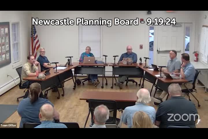 Thumbnail image for Newcastle Planning Board - September 19, 2024