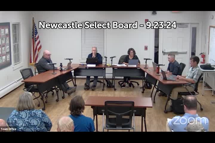 Thumbnail image for Newcastle Select Board - September 23, 2024