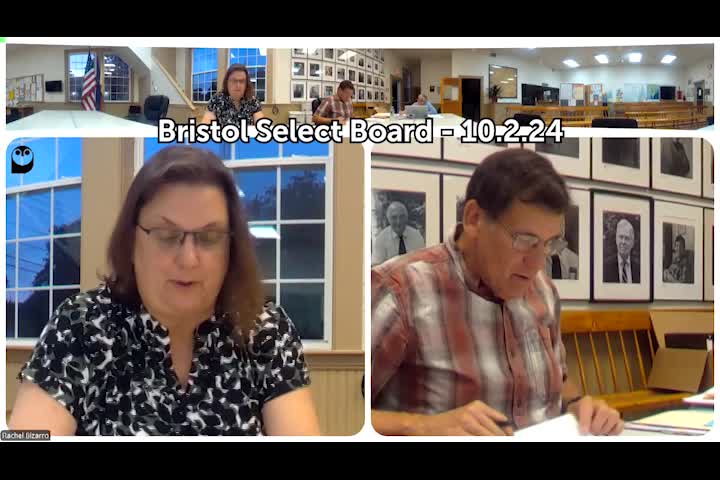 Thumbnail image for Bristol Select board - October 2, 2024