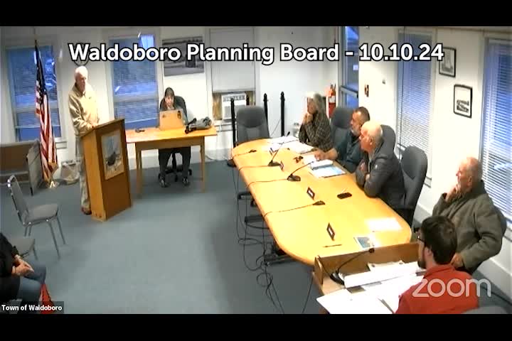 Thumbnail image for Waldoboro Planning Board - October 10, 2024