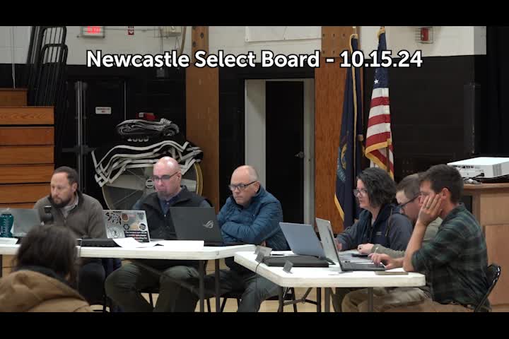 Thumbnail image for Newcastle Special Town Meeting & Select Board - October 15,  2024