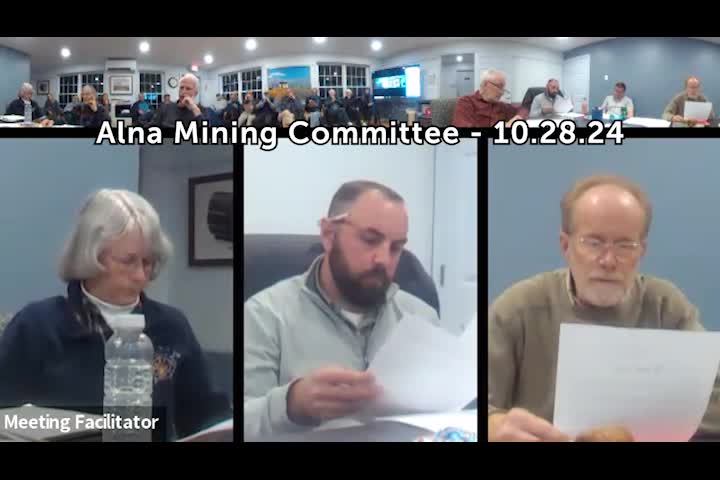 Thumbnail image for Alna Mining Committee - October 28, 2024