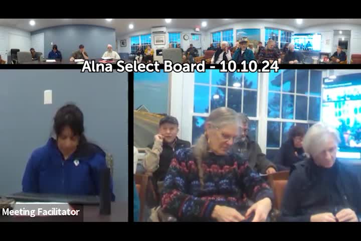 Thumbnail image for Alna Select Board & Work Session - October 10, 2024