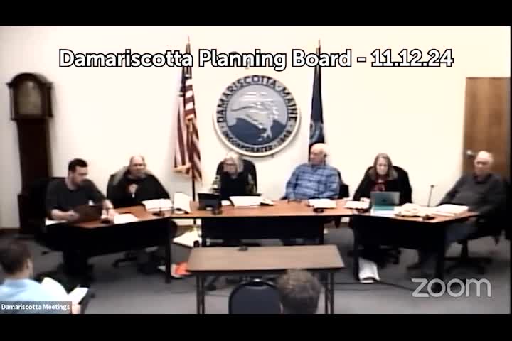 Thumbnail image for Damariscotta Planning Board - November 12, 2024